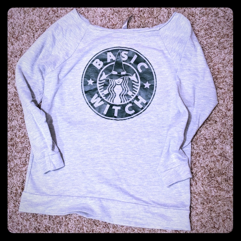 Basic Witch Off the Shoulder Sweater